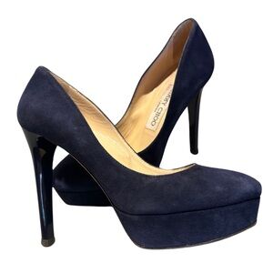 Jimmy Choo Blue Stiletto Heels